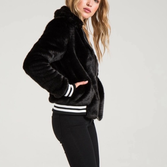 n:philanthropy faux fur jacket - Picture 6 of 13